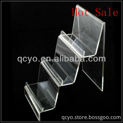 Hot sale acrylic fashionable clear acrylic clutch bag display